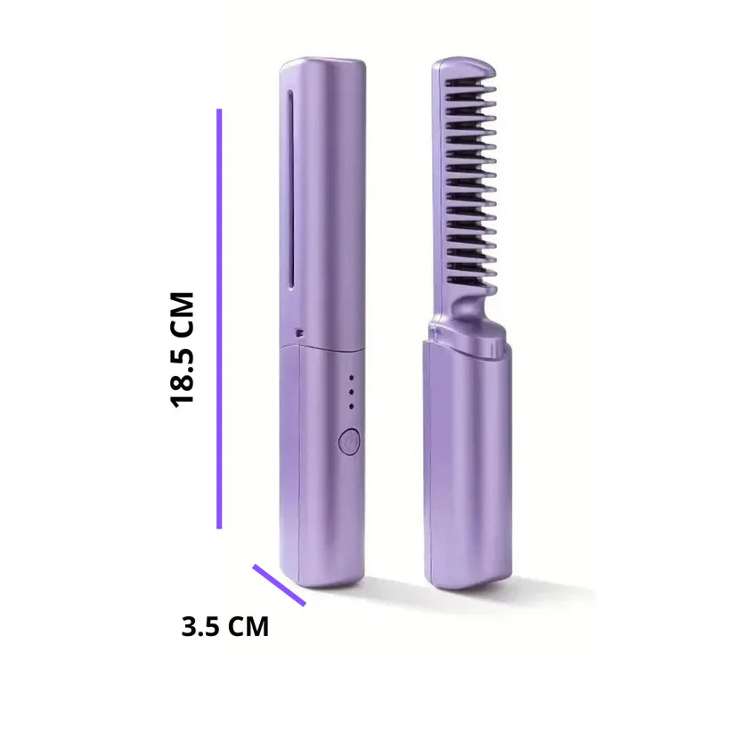 Combo Cabello Perfecto - Peine Alisador Portátil™ + Plancha 🎁