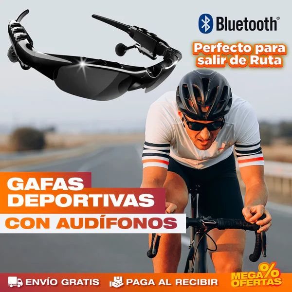 GAFAS INTELIGENTES INALAMBRICAS CON BLUETOOTH Y MICROFONO INTEGRADO