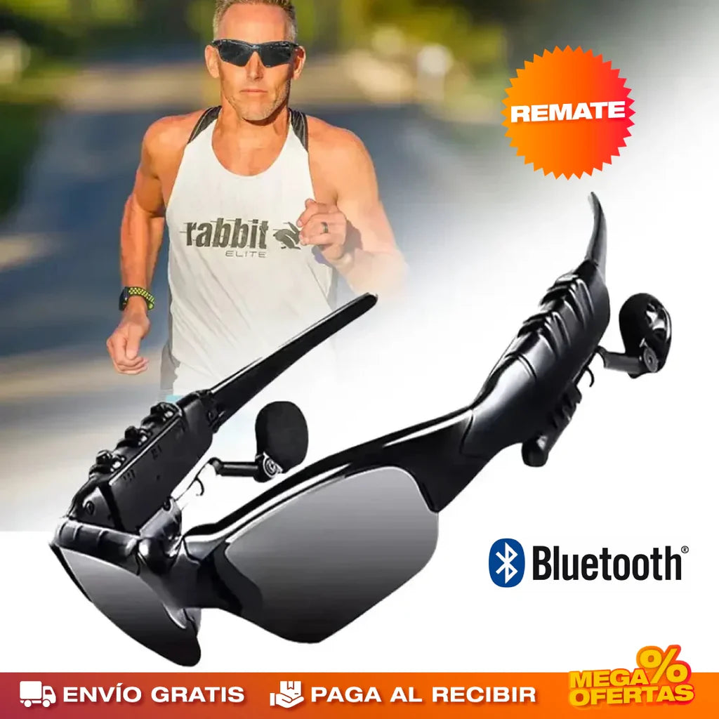 GAFAS INTELIGENTES INALAMBRICAS CON BLUETOOTH Y MICROFONO INTEGRADO