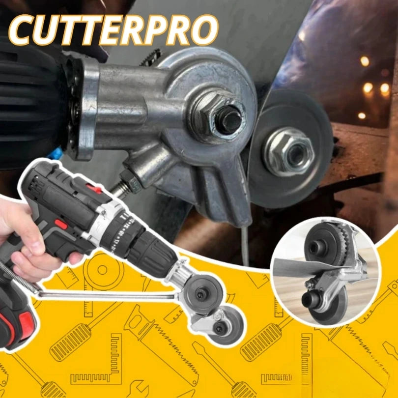 CUTTERPRO™ adaptador de corte de metal para taladro (NO INCLUYE EL TALADRO)