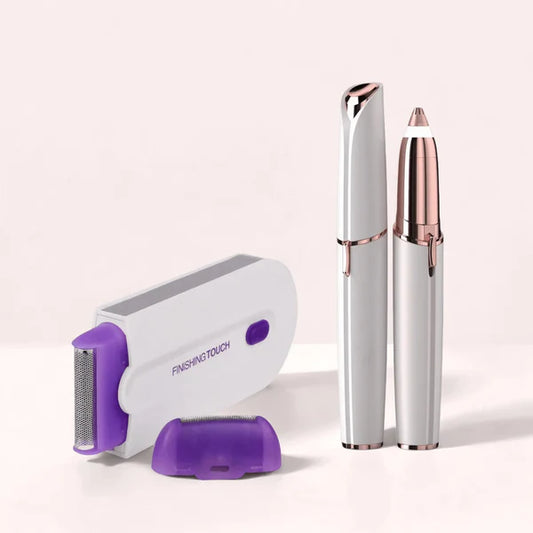 🎁 PROMO 2x1 - Depiladora Láser Finishing Touch® + Depiladora Facial | Depilación Láser Rápida e Indolora