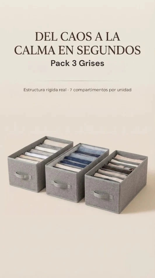 Organizadores de Ropa Plegables (Comprá 1 y lleváte 3)