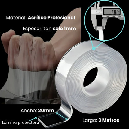 🎁 PROMO 3x1 - CINTA MÁGICA NANO ACRÍLICA®