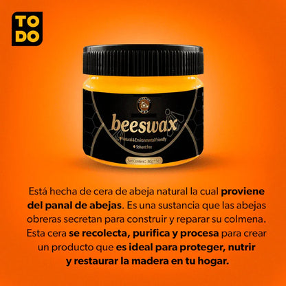 🎁 PROMO 2x1 - RESTAURADOR DE MADERA BEEWAX 100gr