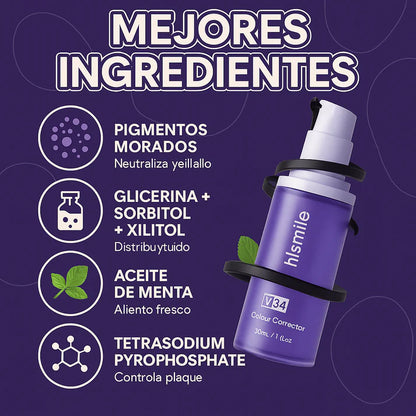 CREMA BLANQUEADORA DENTAL V34 - UNA SONRISA MÁS BLANCA AL INSTANTE