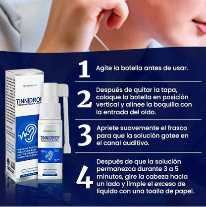 TINNIDROP SPRAY LIMPIADOR DE OIDO