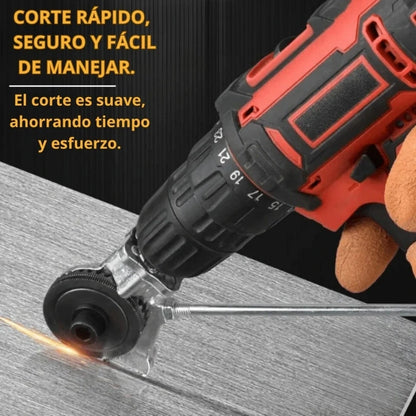 CUTTERPRO™ adaptador de corte de metal para taladro (NO INCLUYE EL TALADRO)