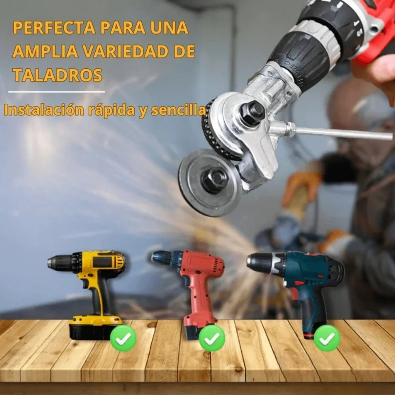 CUTTERPRO™ adaptador de corte de metal para taladro (NO INCLUYE EL TALADRO)
