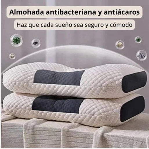 Almohada Ortopédica Cervical Deluxe 3D – Alineación Perfecta para Dormir sin Dolor