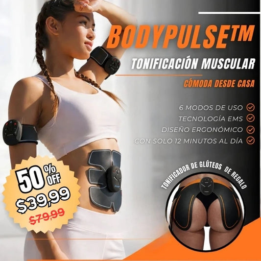 🔥 BodyPulse™ -  EL COMBO DE TONIFICACIÓN MÁS COMPLETO (Glúteos, Abdomen, Piernas y Brazos)