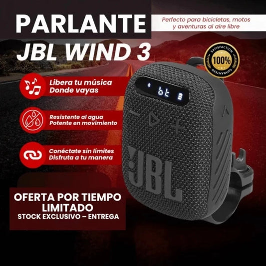 PARLANTE JBL Wind 3S™ | El Parlante que Rompe el Silencio en tus Rutas
