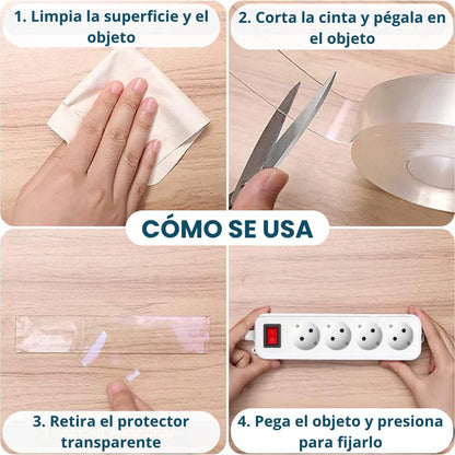 🎁 PROMO 3x1 - CINTA MÁGICA NANO ACRÍLICA®