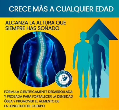 Height Growth Maximizer™ – Gana confianza, gana altura.